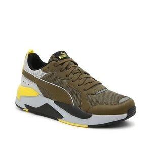 Puma Olive Green X-Ray Mesh Sneaker